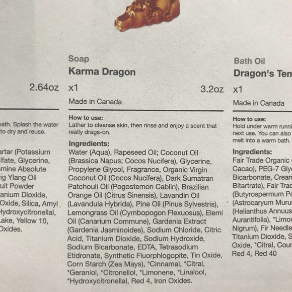 Karma Dragon Lush Kitchen Soap - February 2024 - Picture 3 of 3